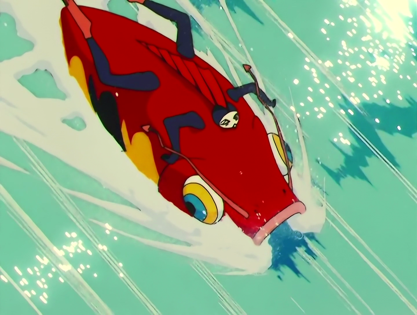 It’s PakuPaku Yarou again. Now the fish is speeding through the water.